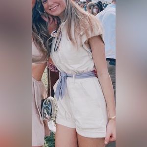 Strut & Bolt Tan Romper